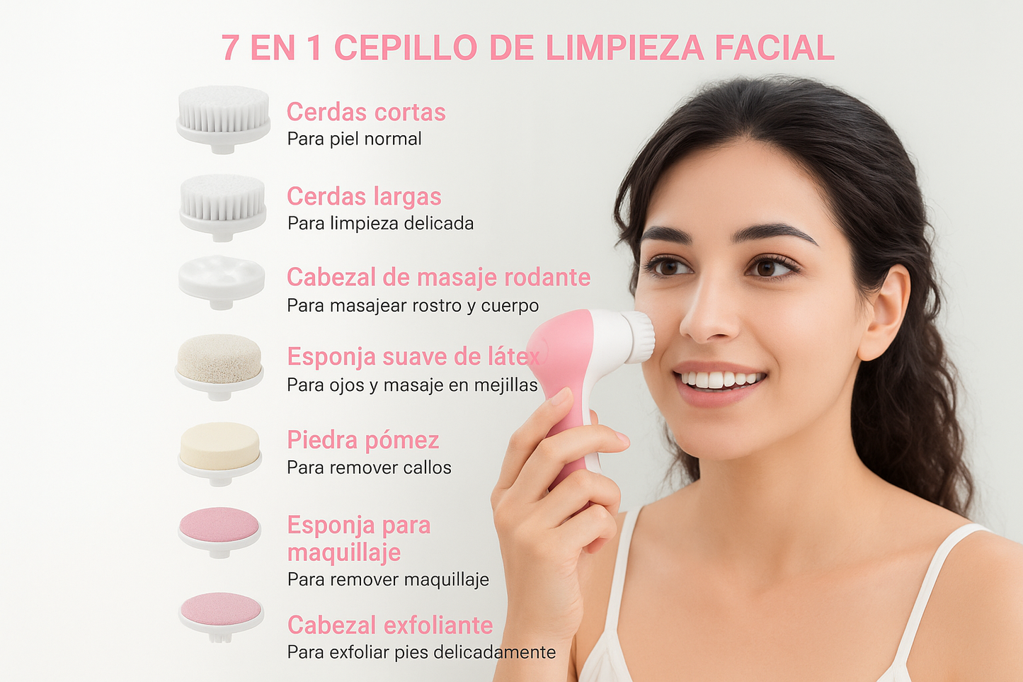 Cepillo limpiador facial Wupi